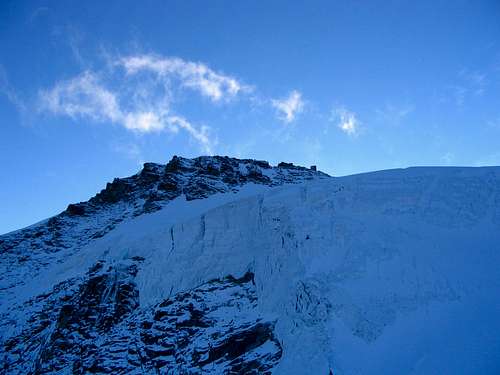 Topping ridge of Gran Paradiso.7/2005