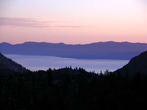 Lake Tahoe from Bayview trail