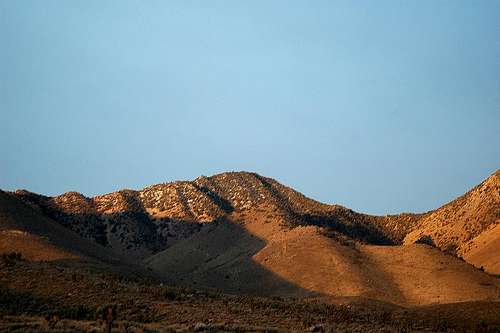 Morris Peak from Indian Wells Canyon