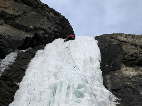 Ice climber on...