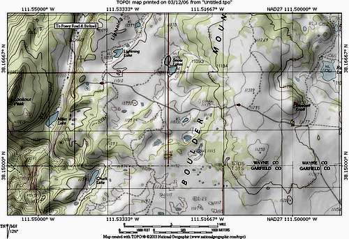 Bluebell Knoll map
