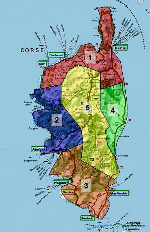 Overview Map Corsica
