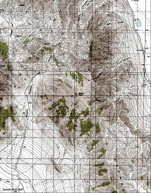 Messix Peak Map