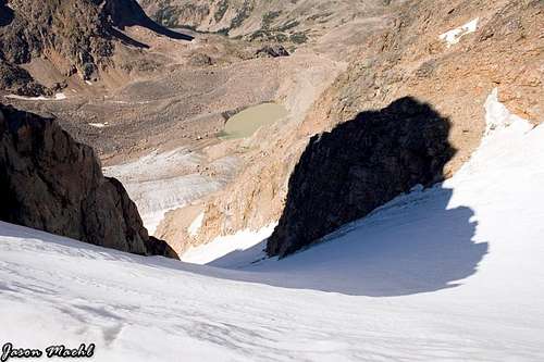 Sundance Glacier to Castle Rock Spire