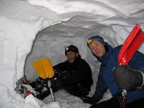 The snow cave