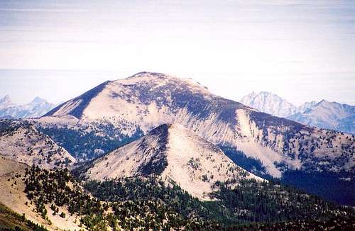 Oval Peak as seen from Martin...