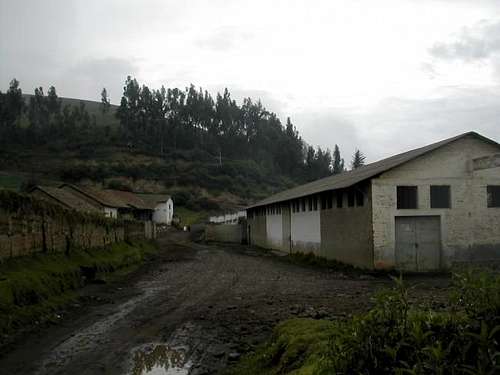 On the road to Cayambe,...