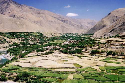 The Panjshir Valley, Afghanistan