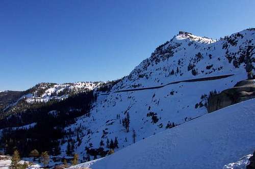 Donner Peak, January 2003.