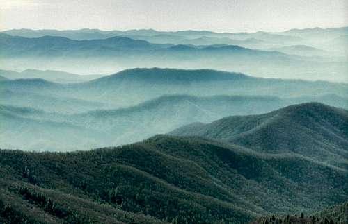 Smoky Mtns. from Clingmans Dome