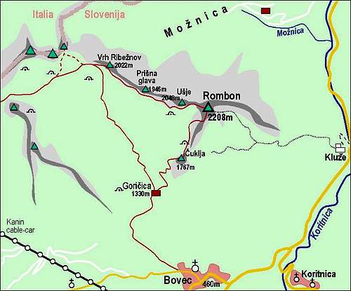 Rombon map