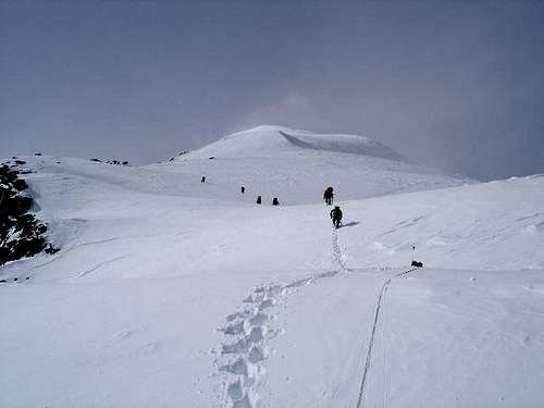 Winter Ascent of East Ridge