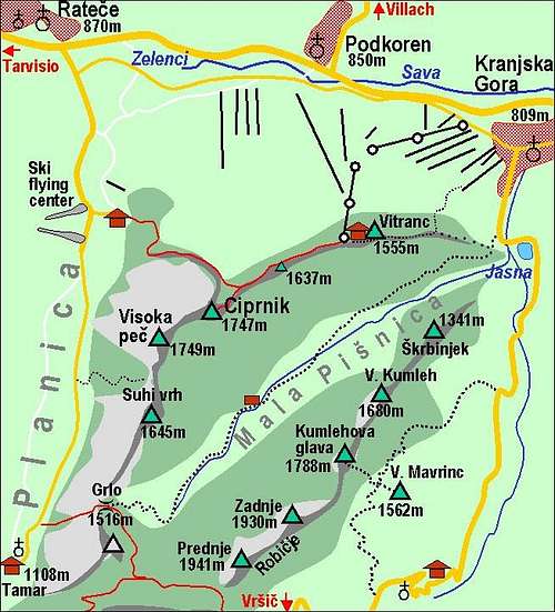 Ciprnik map