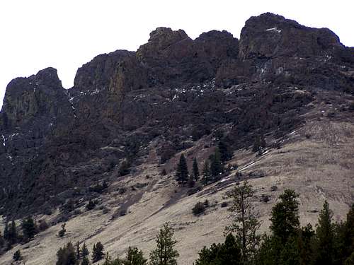 NW ridge - Rooster's Comb