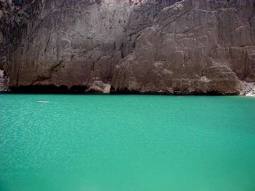 Amazing color of Modro Jezero...