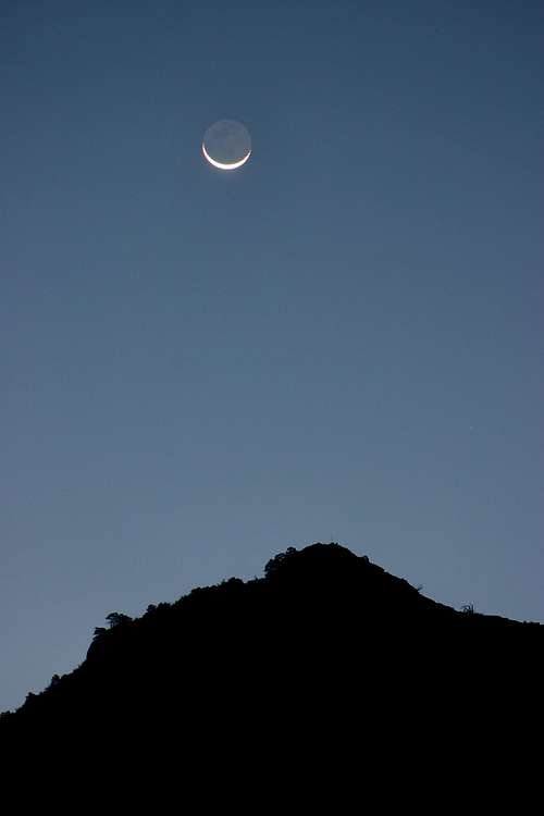 Chisos Basin Moonrise