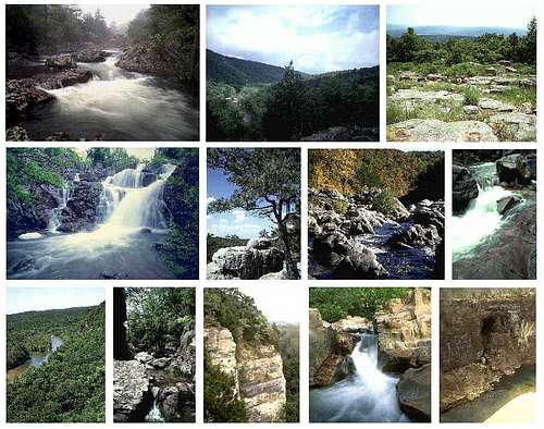 St. Francois Mountains collage