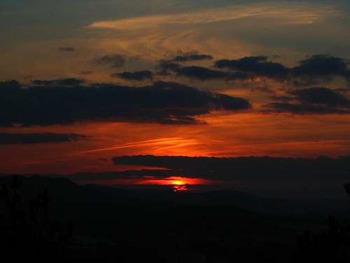 Next view from Hurka III.,sunset.