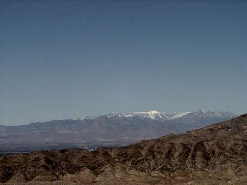 Mt. Charleston from Lava Butte