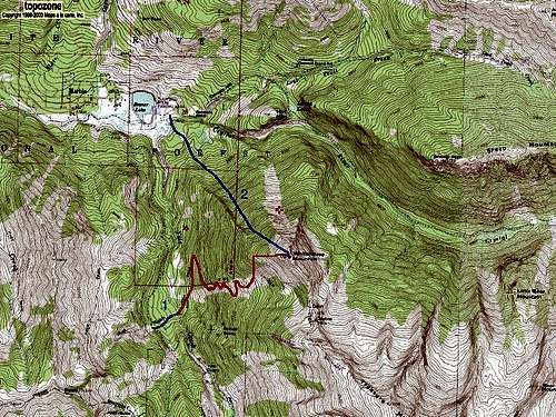 Whitehouse Mountain's West Face and Northwest Face Routes
