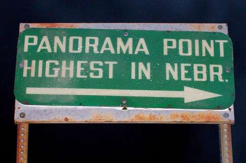 NE High Point Sign