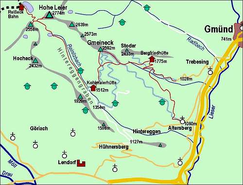 Gmeineck map