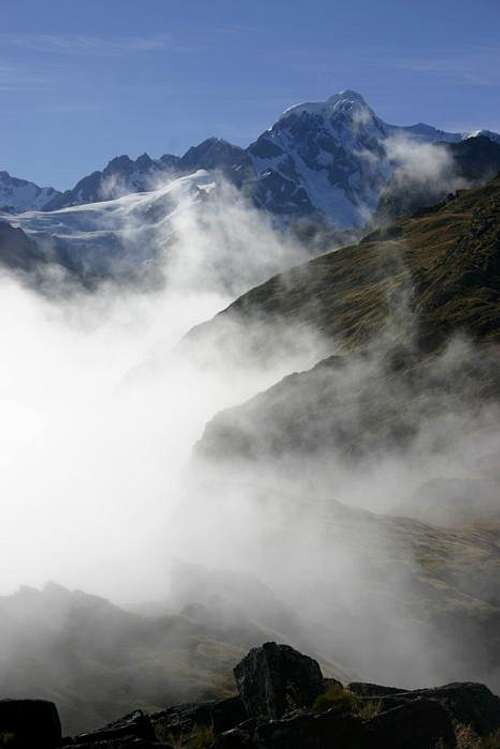 Mt. Tasman Above the Clouds