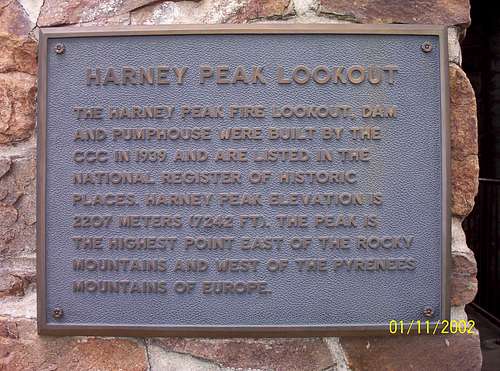 Harney Tower Info Sign