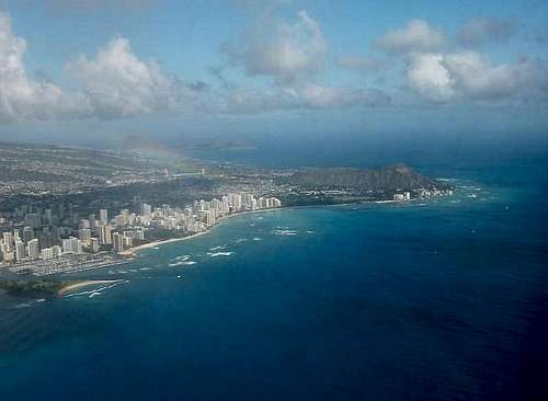 Diamond Head from the west,...