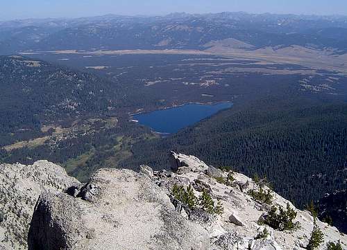 View down to Stanley Lake