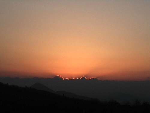 Before sunrise,seen from Panska skala