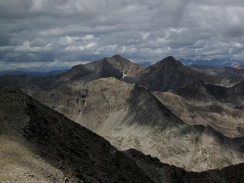 Ice Mountain and North Apostle from the summit