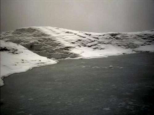 ice lake. stop and drink some wine