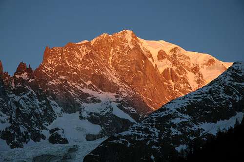 Mont Blanc at sunrise