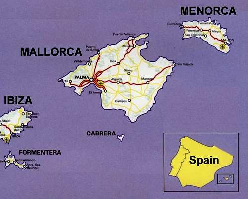 The Islas Baleares are...