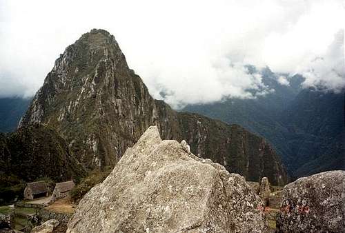 Huayna Picchu in the...