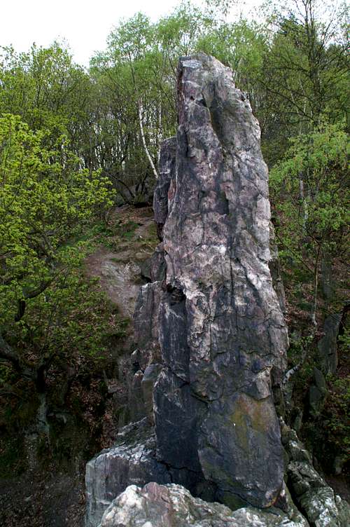 Unnamed tower on the Nikolausfels north-east ridge