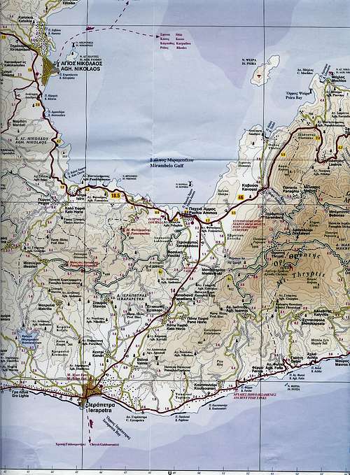 Ha gorge map