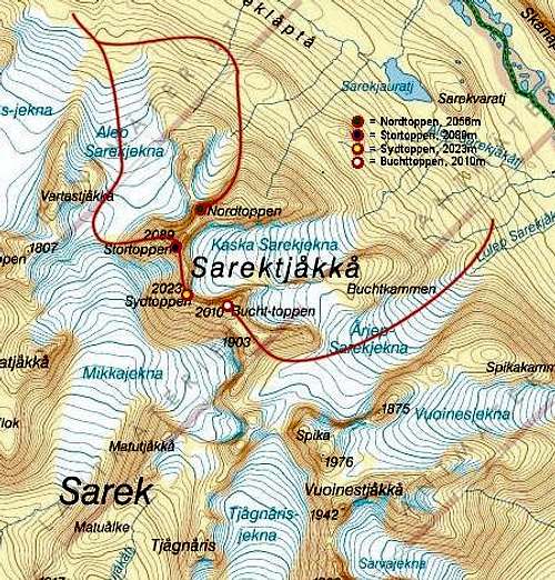 Sarektjåkkå Overview