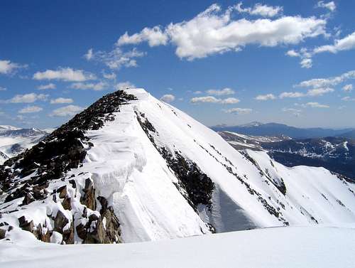 Summit Ridge of Mt Guyot