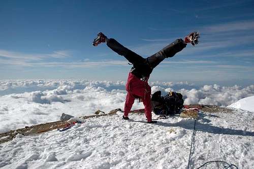 Mount Baker Summit Cartwheel