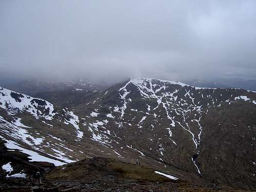 Meall Corranaich on the descent from Ben Lawers
