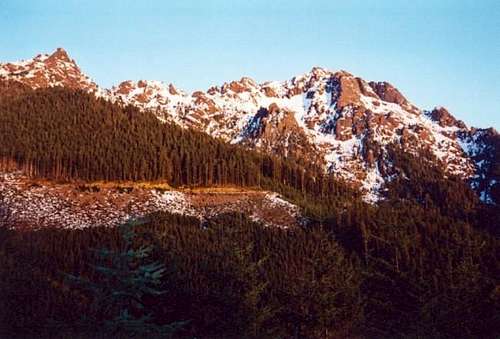 Mt. Ellinor (left) and Mount...