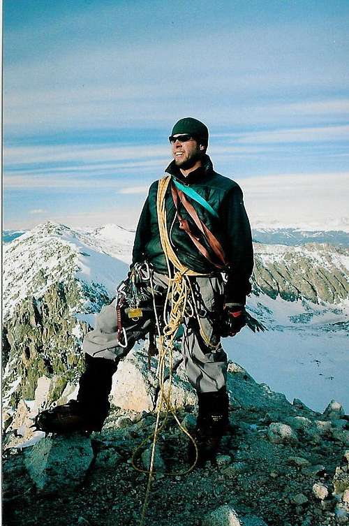 On the summit of Fletcher on Feb 27, 2006
