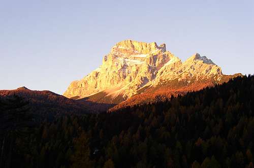 Monte Pelmo at dawn