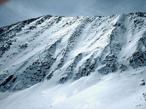 The Northwest Face of Crazy Peak