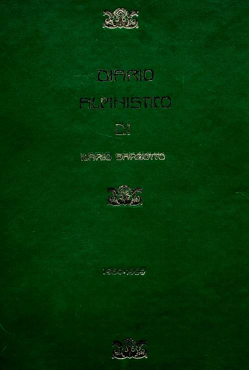 Cover of the Mountaneering Diary 1964-69 <br>of Ilario Antonio Garzotto