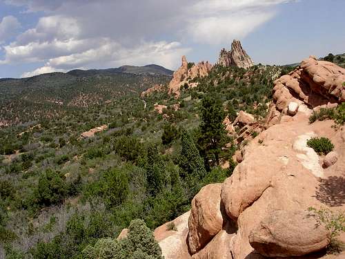 Spires from a distance