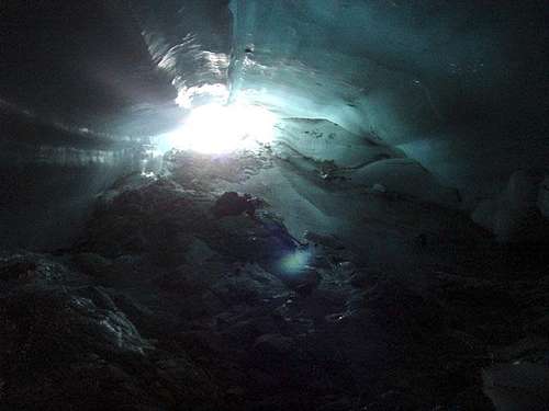 Mount Daniels Glacier Cave