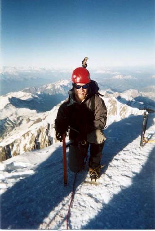 Mont Blanc summit (15,770 ft...